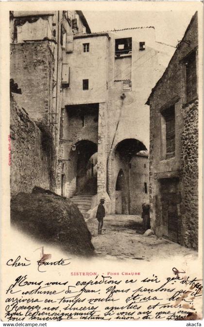 CPA Sisteron Fons Chaude (922141)