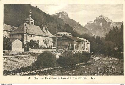 CPA Sixt l'ancienne Abbaye et le Tenneverge