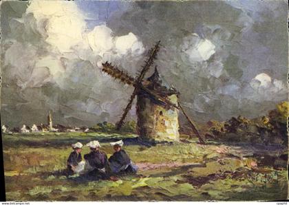 CPSM Pointe du Van Finistere vieux Moulin à Cleden Cap Sizun