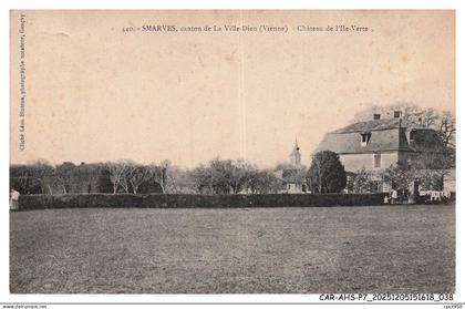CAR-AHSP7-0326-86 - SMARVES - Canton de la Ville-Dieu - Chateau de l'Ile-Verre