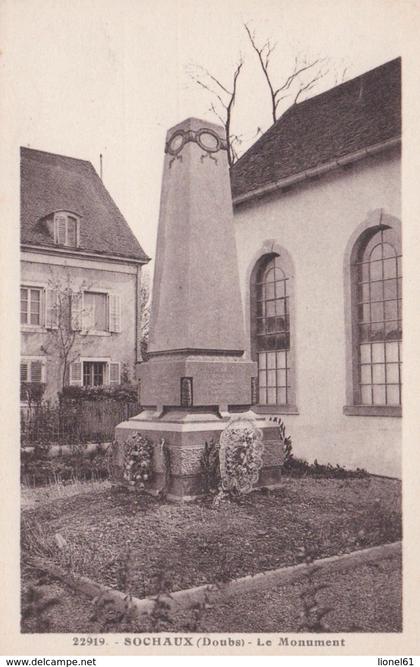SOCHAUX : (25) Le Monument