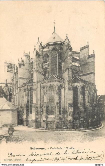 CPA Soissons Cathedrale L'Abside