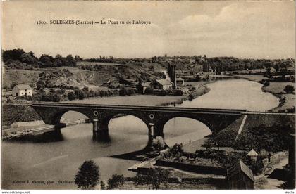 CPA Solesmes le pont (1474141)