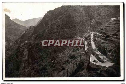 CPA Sospel Les Lacets de la Route de Moulinet a Sospel
