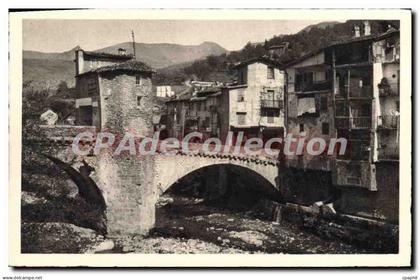 CPA Sospel Vieux pont moyennageux