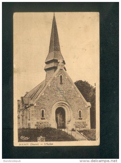 Souin ( Marne 51)  - Eglise ( COMBIER CIM)