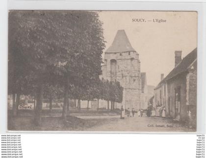1 cpa Soucy "l'église"