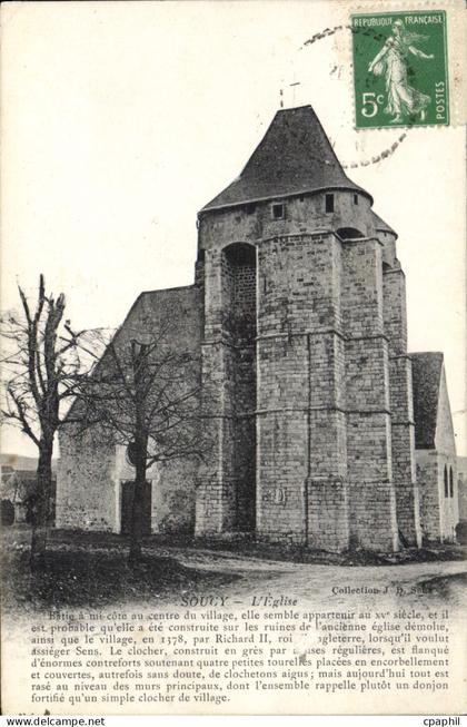 CPA Soucy L'Eglise