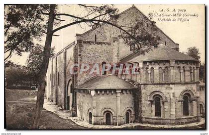 CPA Soulac sur Mer L Abside de l Eglise