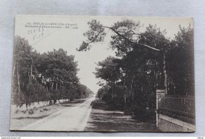 Soulac sur mer, boulevard d'Alsace Lorraine, Gironde 33