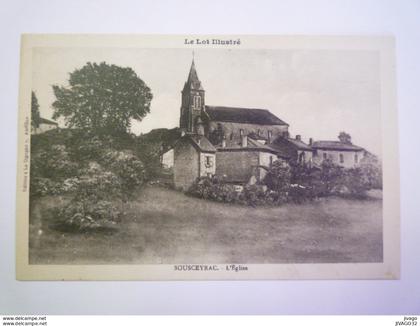 SOUSCEYRAC  (Lot)  :  L'EGLISE