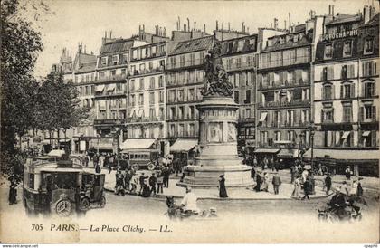 CPA Paris La Place Clichy