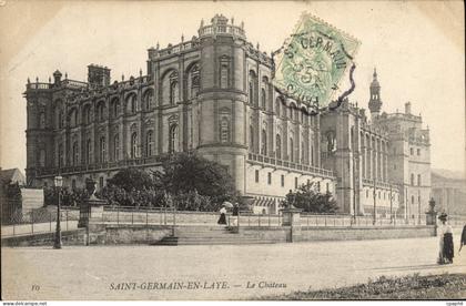 CPA Sainte Germain en Laye Le Chateau