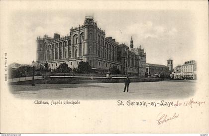 St Germain en Laye CPA Chateau Facade principale