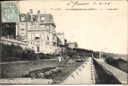 CPA St Germain En Laye Le chateau