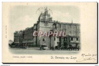 St Germain en Laye CPA Chateau Facade d'entree