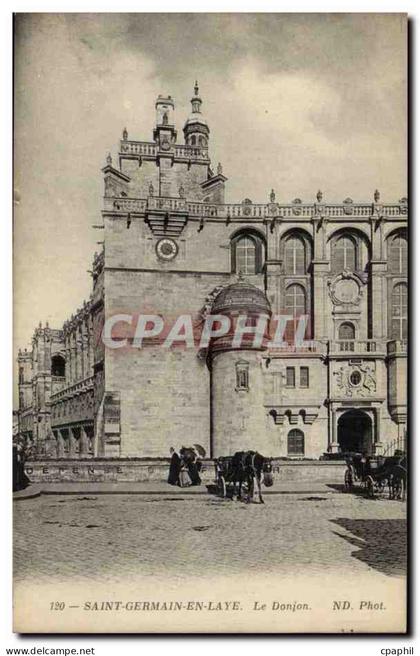 St Germain en Laye CPA Le donjon
