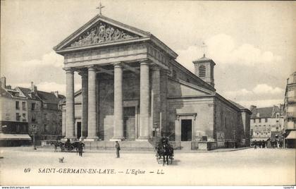 CPA Saint Germain en Laye l'eglise