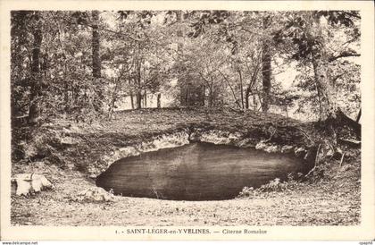 CPA Saint Leger En Yvelines Citerne Romaine