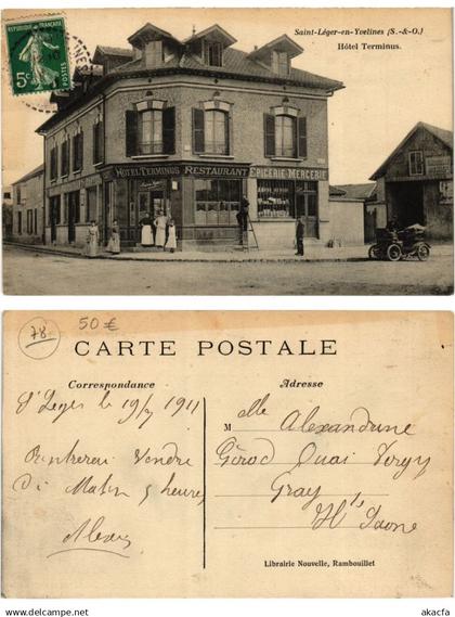 CPA St-LEGER-en-YVELINES Hotel Terminus (378269)