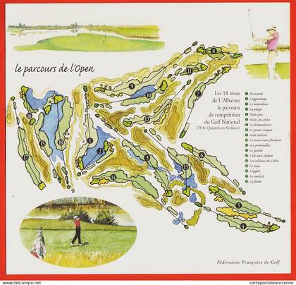 09388 /  SAINT-QUENTIN-YVELINES (78) Souvenir Philatélique-Sans Bloc Timbre-Centenaire OPEN GOLF FRANCE par CAUMONT