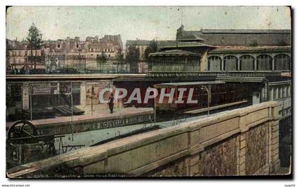 CPA Paris metro Gare de la Bastille