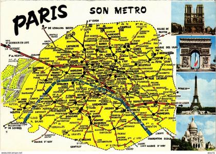 CPM PARIS - Son Métro (83975)