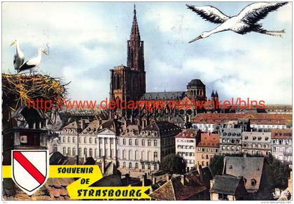 1969 Palais Rohan et la Cathédrale - Strasbourg