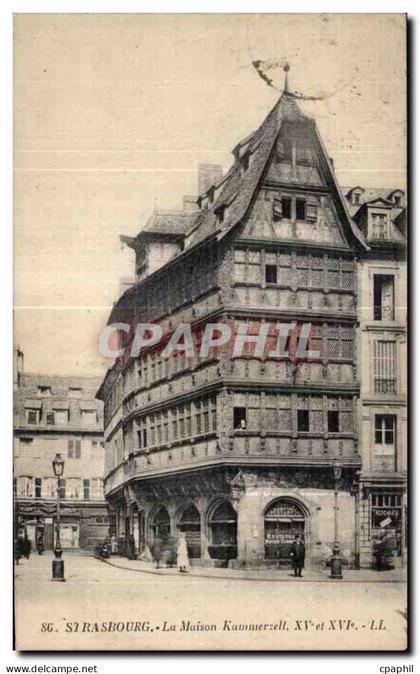 CPA Strasburg La Maison Kammerzell