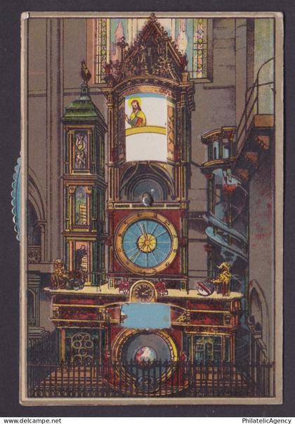 FRANCE, Vintage postcard, Strasbourg, Strasbourg astronomical clock