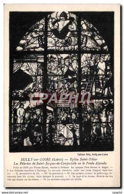 Sully sur Loire - Eglise Saint Yihier - CPA