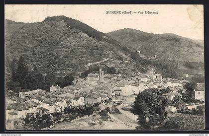 CPA Sumène, Vue Gènèrale