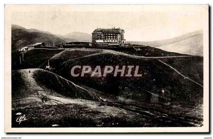 CPA Luchon Superbagneres La gare et le grand hotel