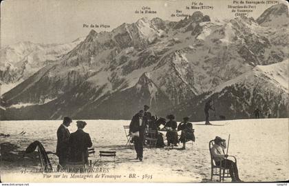 CPA Luchon Superbagneres Vur sur Ies Montagnes de Venasque