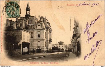 CPA SURESNES le - SURESNES - La Mairie - Cote Ouest (581596)