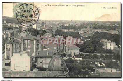 CPA Suresnes Puteaux Vue Generale