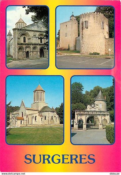Carte Postale - 17 - Surgères - Multivues - Flamme Postale de Surgères - CPM - Voir Scans Recto-Verso - Poscard - Carta