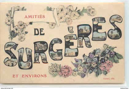 CPA 17 Charente Maritime Surgères Amitiés de Surgères et Environs Multivue Multivues
