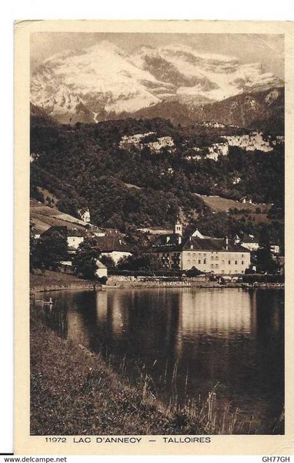 CPA TALLOIRES -timbre exposition coloniale 1931