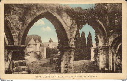 Tancarville - Ruines de la Chapelle - CPA