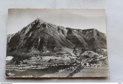 Cpm, Taninges, vue générale et le pic du Marcelly, Haute Savoie 74