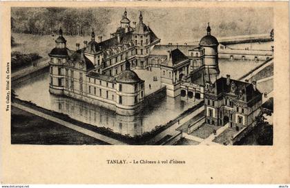 CPA Tanlay Le Chateau a vol d'oiseau FRANCE (1451985)
