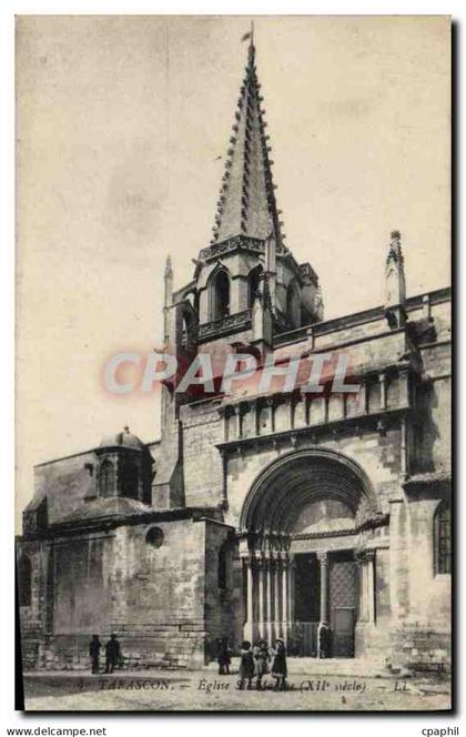 CPA Tarascon Eglise