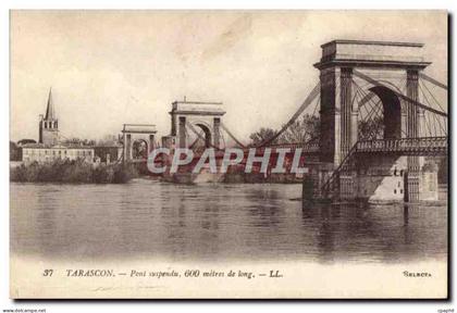 CPA Tarascon Pont suspendu