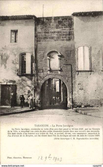 Tarascon - La Porte Jarnegue - CPA