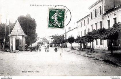 D40 LANDES - TARTAS  Vue Animée de la PLACE DU LUC