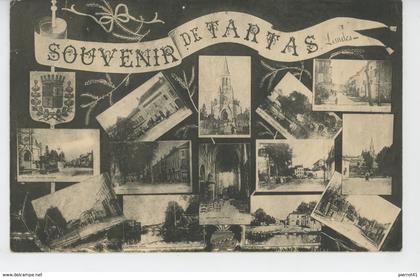 TARTAS - Jolie carte vues multiples "Souvenir de TARTAS "