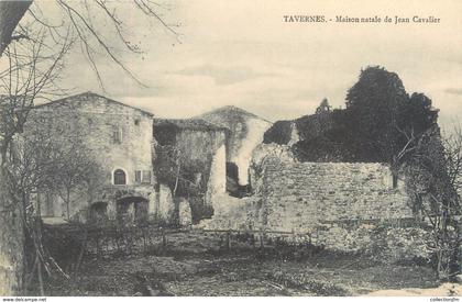 CPA FRANCE 83 "Tavernes, maison natale de Jean Cavalier"