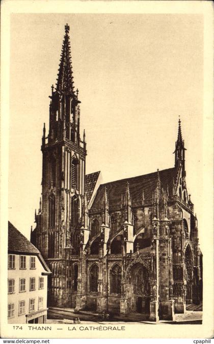 CPA Thann La Cathedrale