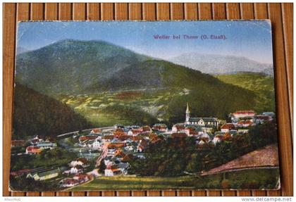 CPA  WELLER BEL THANN  O ALSACE  PARTI DE BRIARE  6 MARS 1919 Thann (French pronunciation: [tan]; Alsatian: Thànn